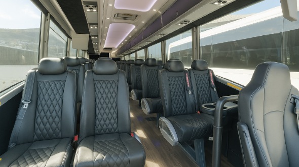 elkhart 18 passenger minibus inside