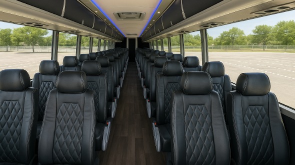 elkhart 50 passenger charter bus rental