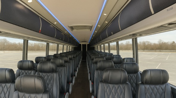 elkhart 54 passenger charter bus rental