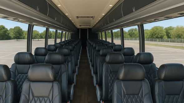 elkhart 55 passenger charter bus rental