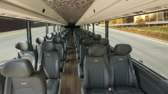 evansville 28 passenger minibus