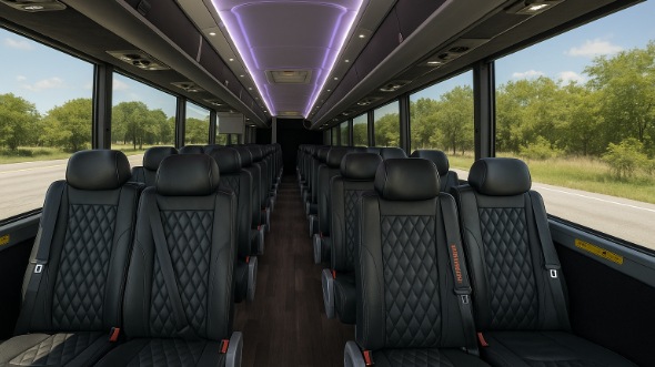 fishers 28 passenger minibus